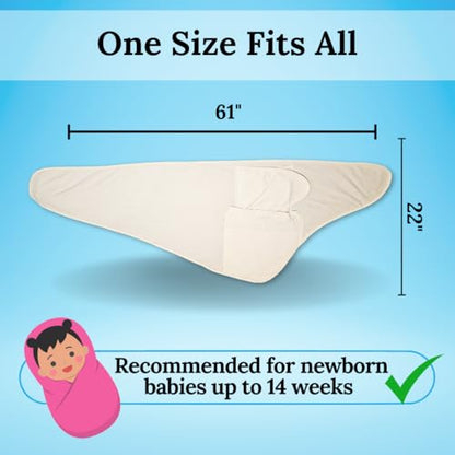 Miracle Blanket Swaddle Wrap – Help Your Newborn Sleep Longer – Soft & Secure Sleep Sack for Infants – Easy-to-Use Swaddling Blanket for a Calm Baby (Cirque D Fleur) - color: Cirque D Fleur