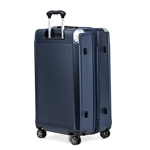 Travelpro Platinum Elite Hardside Checked Luggage, True Navy, 28-Inch - color: True Navy Blue, size: Checked- Large 28-Inch