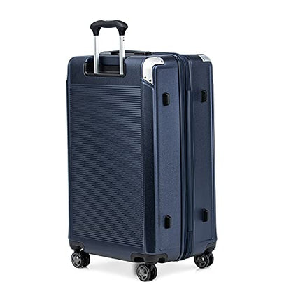 Travelpro Platinum Elite Hardside Checked Luggage, True Navy, 28-Inch - color: True Navy Blue, size: Checked- Large 28-Inch