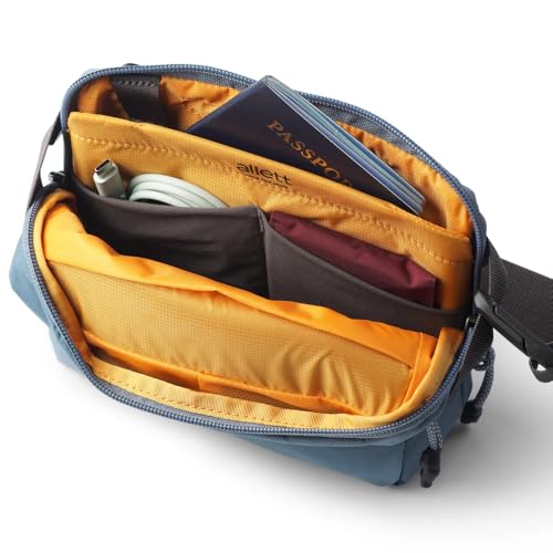 Allett Daily Mini Sling Bag for Men & Women, Crossbody (Blue Haze) - color: Blue Haze