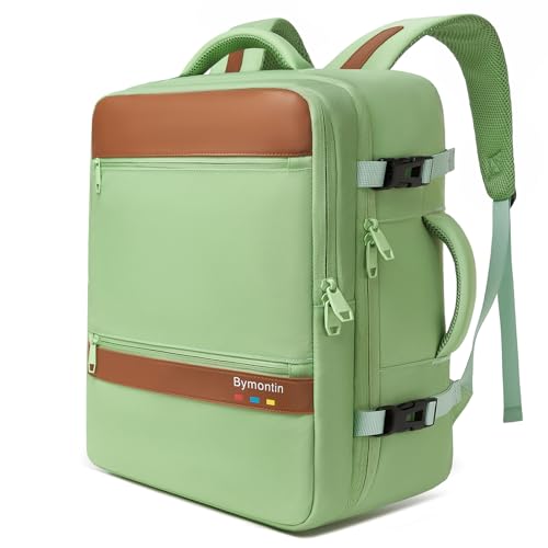 Exquisite Travel Laptop Backpack, Flight Approved Size Carry on Bag (35L) - color: Green, size: XL (8x12.8x18.5")