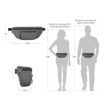 Travelon Anti Theft Urban Waistpack - color: Slate