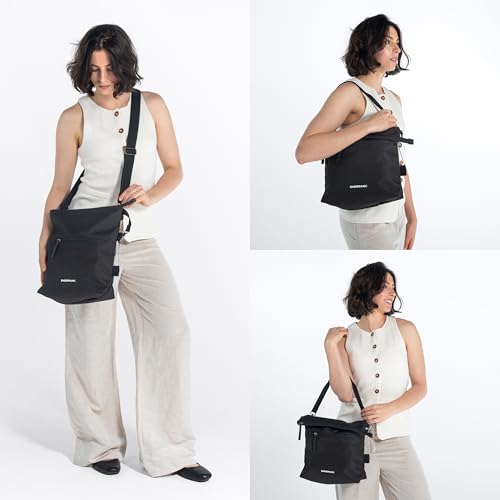 Sherpani Vale, Anti-Theft Crossbody Tote for Women - color: Carbon Black