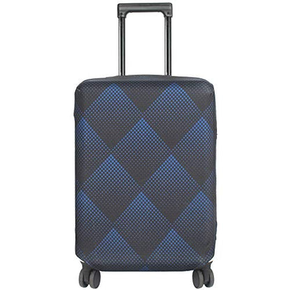 HYPER VENTURE Travel Luggage Cover Suitcase Protector Fits 23-26 Inch, M - color: Blue Cube, size: M