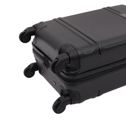 Travelers Club Skyline 22" Carry-On Spinner Luggage, Black - color: Black