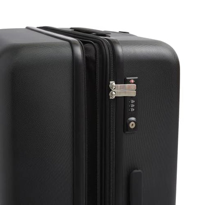 Vera Bradley Women's Hardside Rolling Suitcase Luggage, Black, 22" Carry On, 26" Check In, & 29" Check In - color: Black