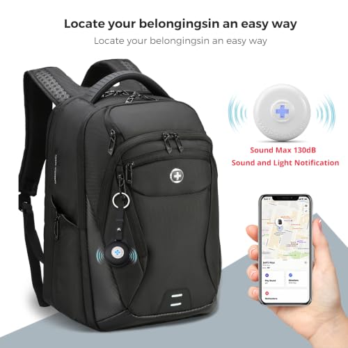 Swissdigital Design Backpack for Men with Apple Find My SD16959508F-01 - color: Black-finder
