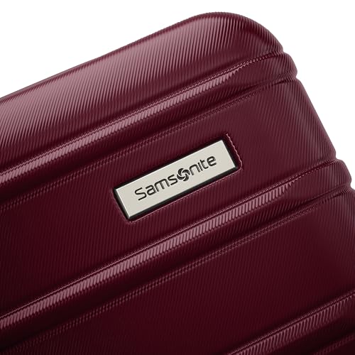 Samsonite Omni 2 Hardside Expandable Luggage with Spinner Wheels, 3-Piece Set (19/24/28), Natural Merlot - color: Natural Merlot, size: 3-Piece Set (CO/MED/LG)