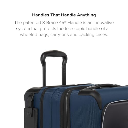 TUMI Aerotour 4 Wheel Expandable Carry-On, 21.75", Navy - color: Navy, size: 21.75" International Expandable Carry-On