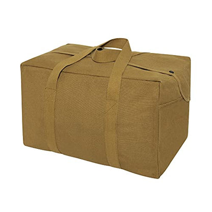 Rothco Canvas Parachute Cargo Bag, Coyote Brown, 40.5L - color: Coyote Brown