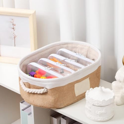 Hoolerry 3 Pcs Clear Hard Zipper Case Plastic Zipper Pouch, White, S - color: White, size: S