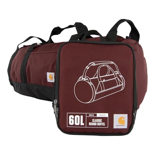 Carhartt Classic 60L Round Duffel Port - color: Port, style: 60l