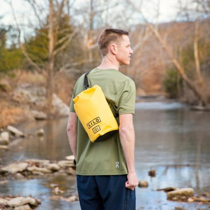 SILO Dry Drop 10L Waterproof Dry Bag - Roll-Top, Trail, Kayak - Grey - color: Grey
