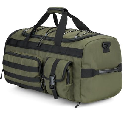 Gonex 45L 3-in-1 Duffel Bag for Gym & Travel - color: Army Green, size: 45L
