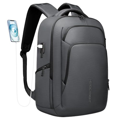 17.3 Inch Laptop Backpack for Men Women, 30L Travel Backpack - color: Dark Grey