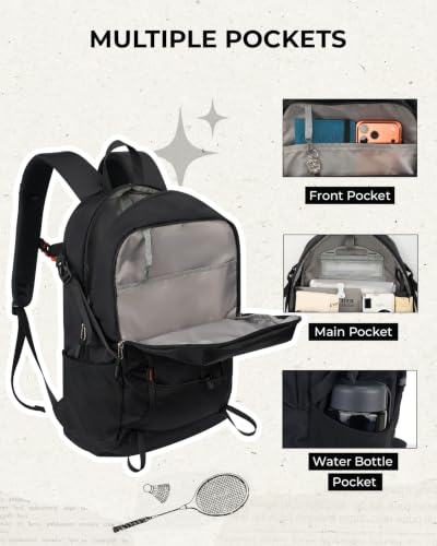 20L Hiking Backpack, Lightweight Travel Backpacks Women Men,Black - color: Black