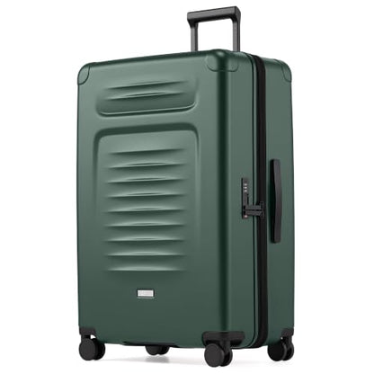 Coolife Expandable Luggage with TSA Lock Large Checked Green - color: Green, size: 29 Inch-EXT
