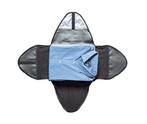 NOMATIC Shirt Organizer - Hanging Shirt Bag For Travel - Black