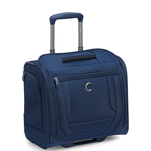 DELSEY PARIS Helium DLX, 16 Inch Carry-On Softside Luggage, Navy Blue - color: Navy Blue