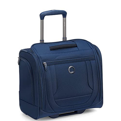 DELSEY PARIS Helium DLX, 16 Inch Carry-On Softside Luggage, Navy Blue - color: Navy Blue