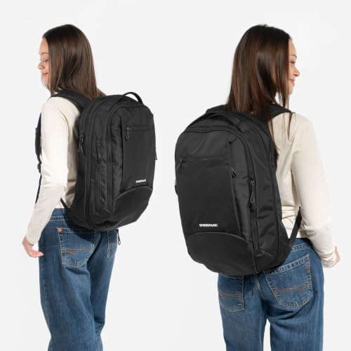 Sherpani Crew Travel Backpack for Women, Commuter Daypack (Raven) - color: Raven