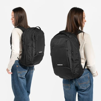 Sherpani Crew Travel Backpack for Women, Commuter Daypack (Raven) - color: Raven