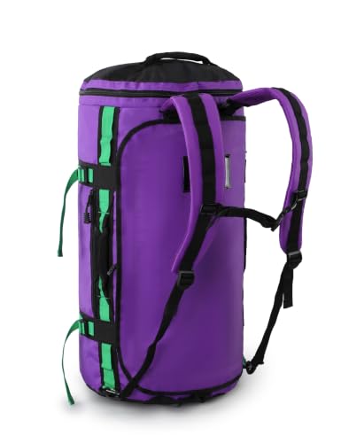 MIER 여행용 캠핑 체육관 스포츠용 대형 더플 백 백팩, 45L/60L/90L - color: 퍼플., size: 60L