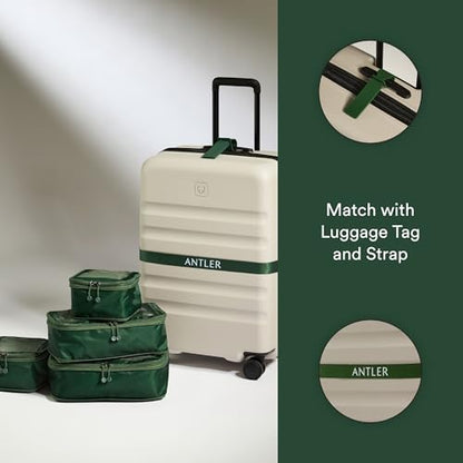 Antler Compression Packing Cubes for Travel, Set of 4, Green - color: Green