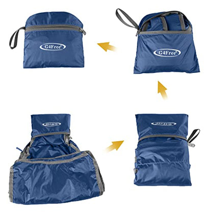 G4Free 20L Small Packable Travel Hiking Backpack for Men Women - color: Blue, size: 20L