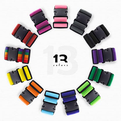 2pcs 74″×2″Luggage Straps for Suitcases,Adjustable Suitcase Straps and Heavy Duty Strap Buckle Packing Straps Travel Accessories,Pink - color: Pink 2PCS