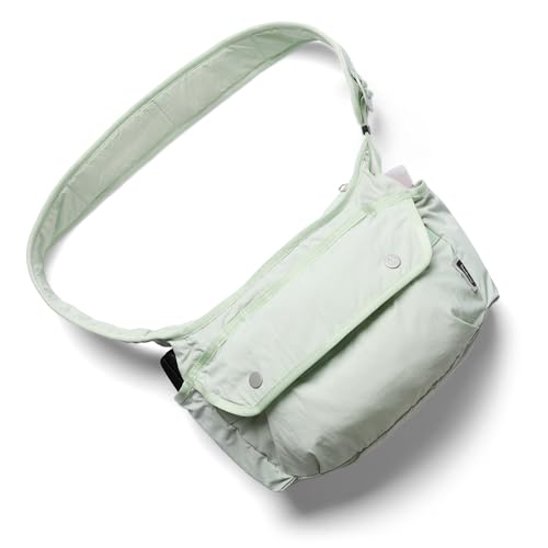 Cinch Sling (Everyday Shoulder Bag with Internal and External Organization, and Light Comfortable Padding) - color: Seafoam