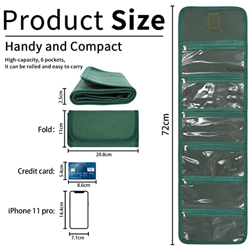 Money Organizer,Money Bags with Zipper Budget Binder Holds Up to 100 bills - color: Green
