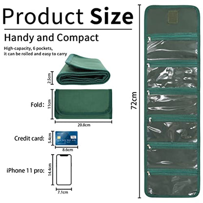 Money Organizer with Zipper,Cash Envelopes Budget Binder - color: Green