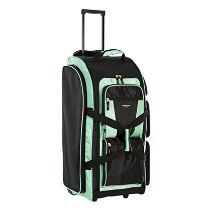 Travelers Club Xpedition 30 Inch Multi-Pocket Upright Rolling Duffel Bag - color: 씨폼.