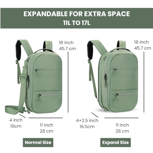 Sherpani Camden Pro Convertible Laptop Backpack (Olivine) - color: Olivine