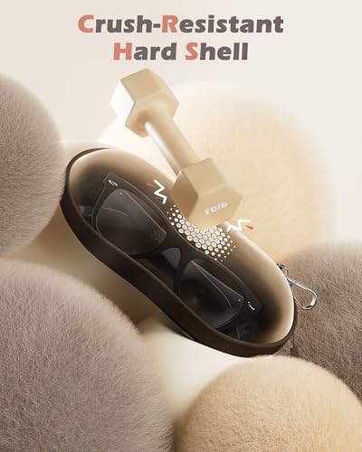 ProCase Sunglasses Case, Hard Shell Glasses Case for Men Women -Chocolate - color: Chocolate