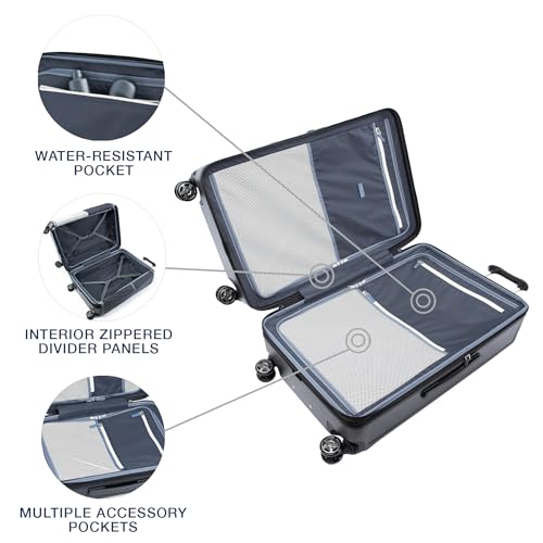 Travelpro Platinum Elite Hardside Checked Luggage, Black, 28-Inch - color: Shadow Black, size: Checked- Large 28-Inch