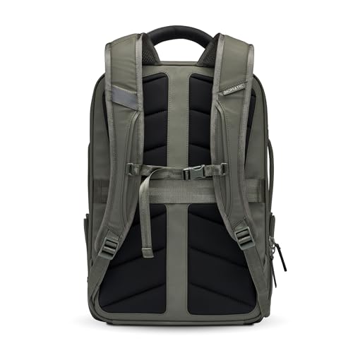 NOMATIC Travel Pack - Mens Travel Backpack - Expandable to 30L - Water Resistant Daypack - TSA-Ready - 16 Laptop - color: Olive, size: 20L