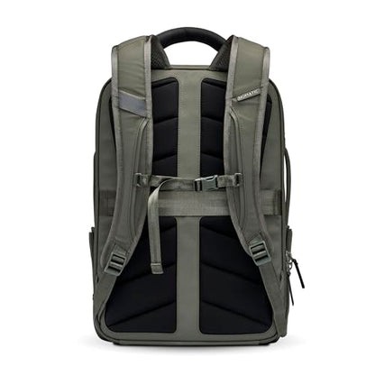 NOMATIC Travel Pack - Mens Travel Backpack - Expandable to 30L - Water Resistant Daypack - TSA-Ready - 16 Laptop - color: Olive, size: 20L