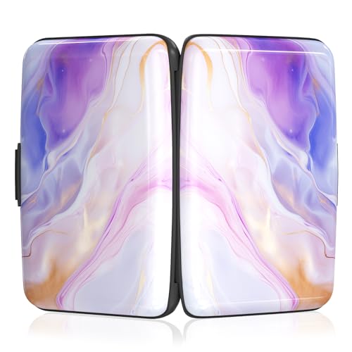 Rimilak Aluminuml Credit Card Holder,Flow Mable - color: Flow Mable