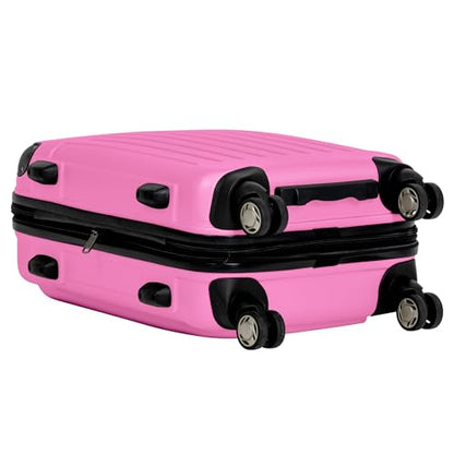 Kenneth Cole REACTION Renegade Luggage Expandable 8-Wheel Spinner Lightweight Hardside Suitcase, Watermelon, 20-Inch Carry On - color: Watermelon, size: 20-Inch Carry On