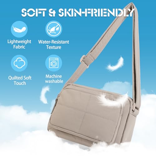 Crossbody Purses for Women with RFID Blocking Slots for Travel - color: 02-camel