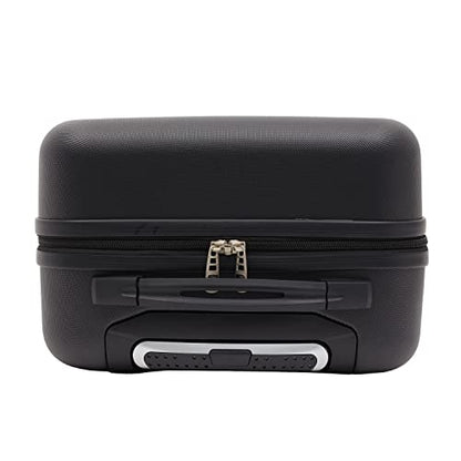 Travelers Club Harper Luggage, Black, 2 Piece Set - color: Black, size: 2-Piece Set