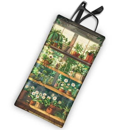 Soft Glasses Case for Sunglasses Eyeglass Slim Pouch - color: Bookshelf