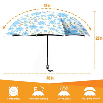 Folding Umbrella, Automatic Small Compact, Sun & Rain - color: MT28