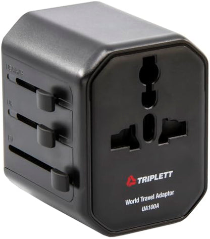 Triplett UA100A International Universal World Travel Adapter