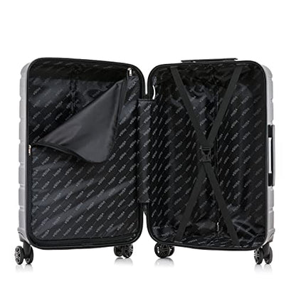 InUSA TREND Luggage with Spinner Wheels | Durable Lightweight Hardshell Suitcase, Travel bag with Handle and Trolley, 20-Inch Carry On Small Luggage | Black - color: Black, size: Carry-on