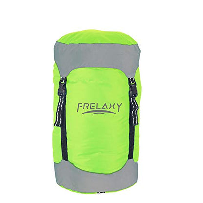 Frelaxy Compression Sack, 40% More Space! Sleeping Bag Stuff Sack - color: Neon Green, size: Medium