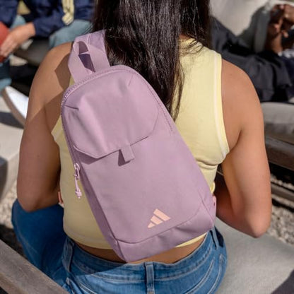 adidas Essentials Sling Bag - color: Magic Mauve Purple/Rose Gold/3
