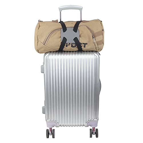 Bag Bungee for Luggage，Luggage Straps Bag Bungees for Add a Bag Easy to Travel Suitcase Elastic Strap Belt（Easy Version Grey - color: Easy Version Grey